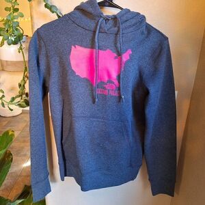 The North Face Grey sweatshirt small